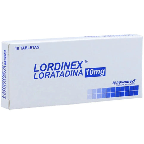Loratadina Lordinex 10 Mg 10 Tabletas