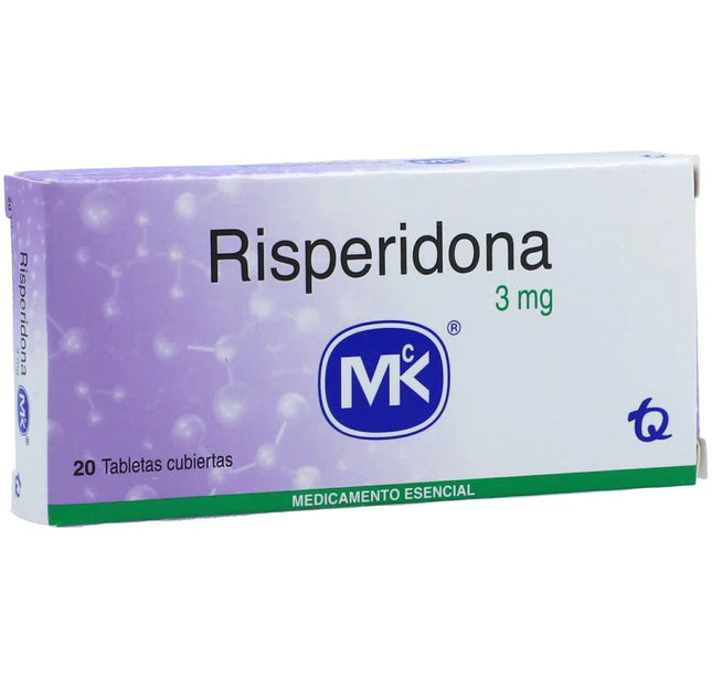 Risperidona 3 Mg 20 Tbs Mk P27134