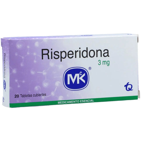 Risperidona 3 Mg 20 Tbs Mk P27134