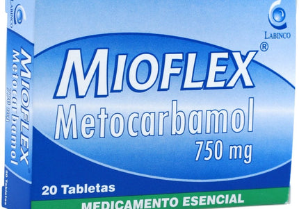 Mioflex 750 Mg 20 Tabletas