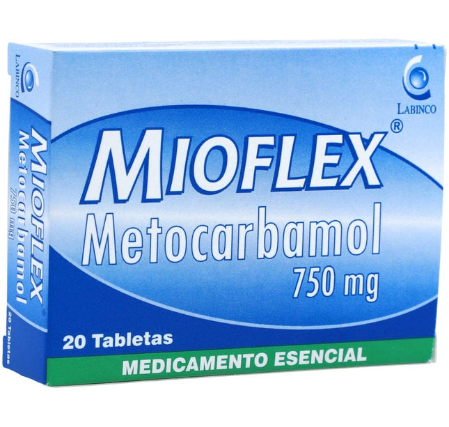 Mioflex 750 Mg 20 Tabletas