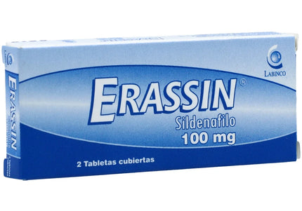 Erassin 100 Mg 2 Tabletas Lb
