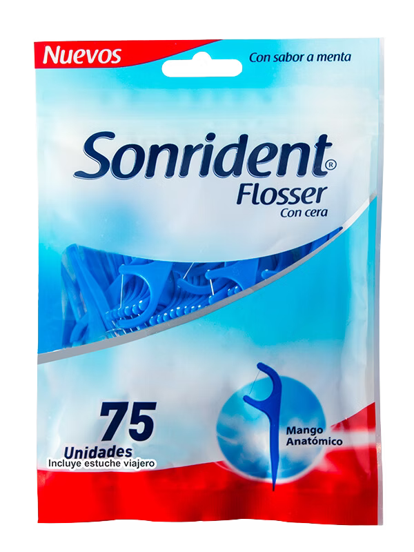 FLOSSER SONRIDENT MENTA ADULTO 75 UND