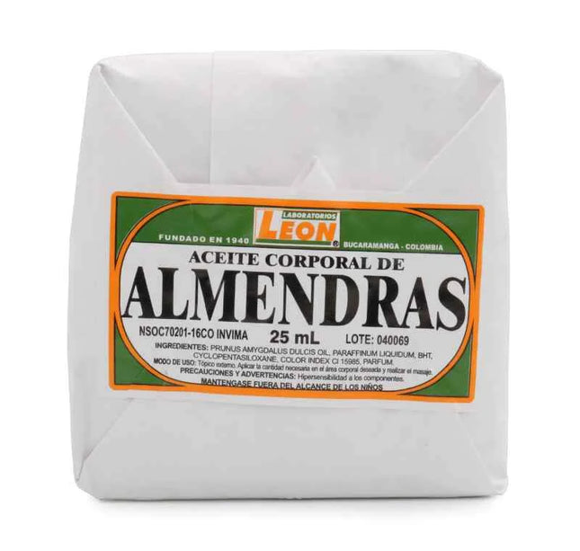 Aceite Almendras 1 Onza 12 Und Leon