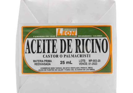 Aceite Ricino 25 Ml 12 Und Leon
