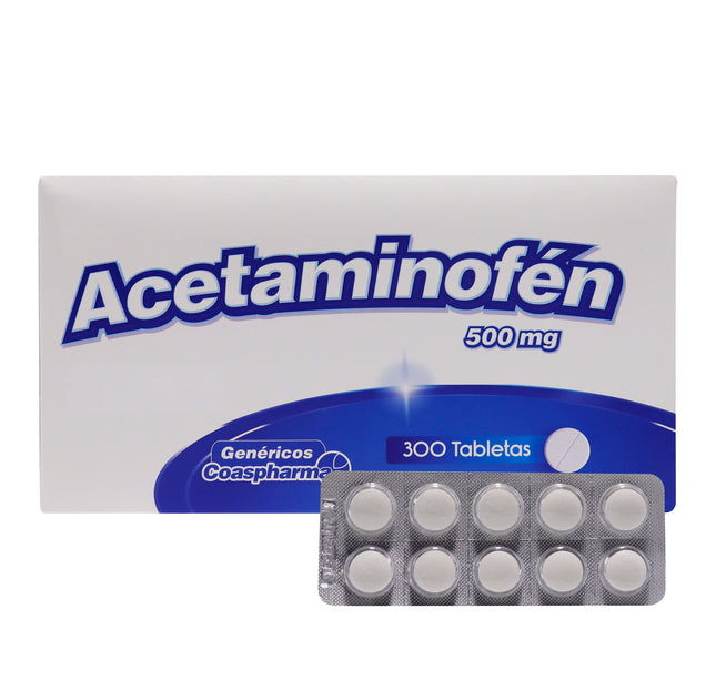 Acetaminofen 500 Mg 300 Tabs Coa
