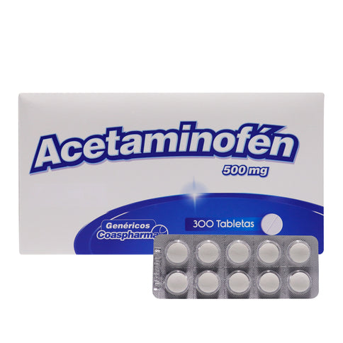 Acetaminofen 500 Mg 300 Tabs Coa