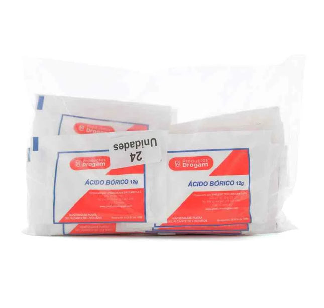 Acido Borico 12 Gr 24 Sbs Drogam