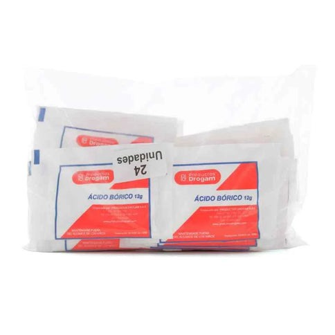 Acido Borico 12 Gr 24 Sbs Drogam