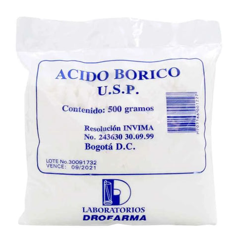 Acido Borico 15 Gr 25 Sbs Drofarma