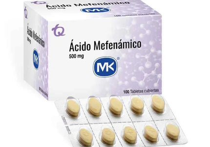 Acido Mefenamico 500 Mg 100 Tabletas Mk