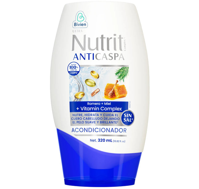 Acondicionador Nutrit Anticaspa Romero Miel 320Ml