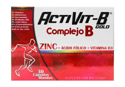 Activit-B Gold Complejo B 30 Cap Blandas