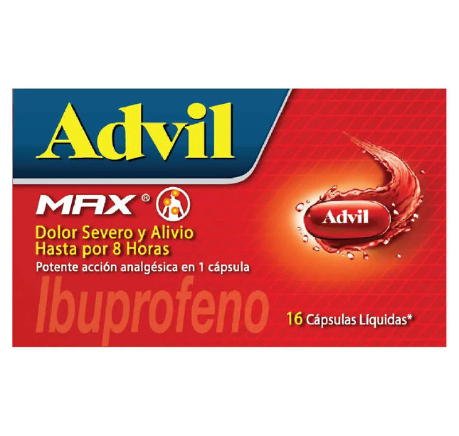Advil Max 16 Capsulas