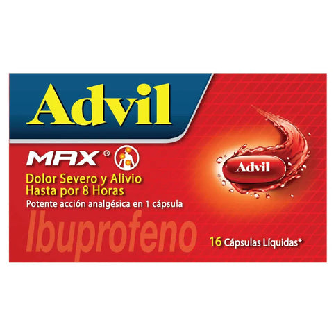 Advil Max 16 Capsulas