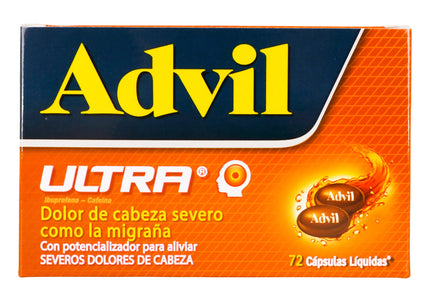 Advil Ultra 72 Capsulas