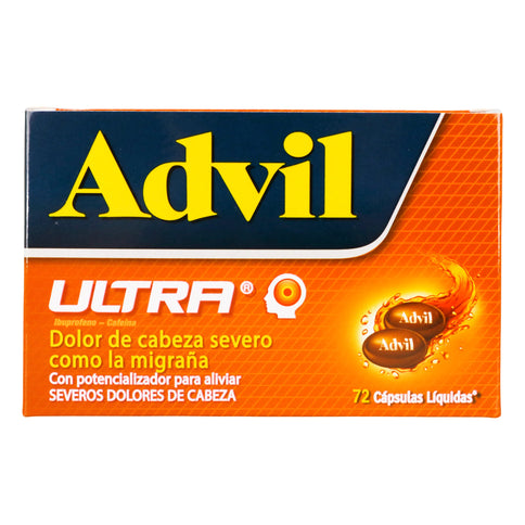 Advil Ultra 72 Capsulas