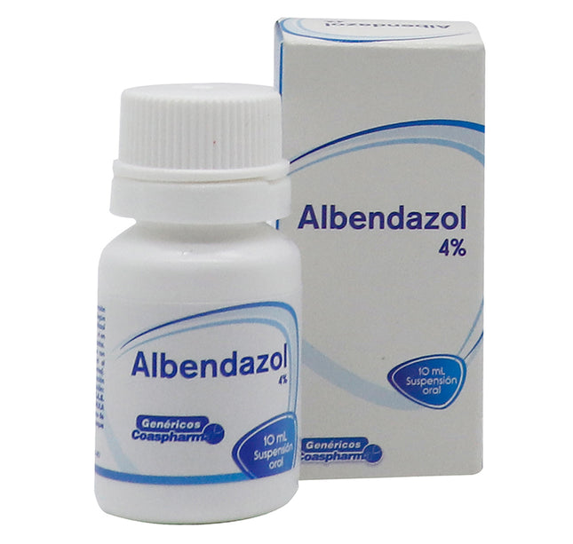 Albendazol Suspension 400 Mg 10 Ml Coa