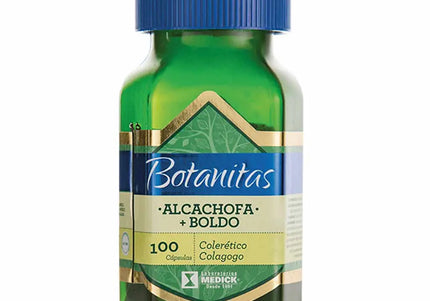 Alcachofa Y Boldo Botanitas 100 Capsulas