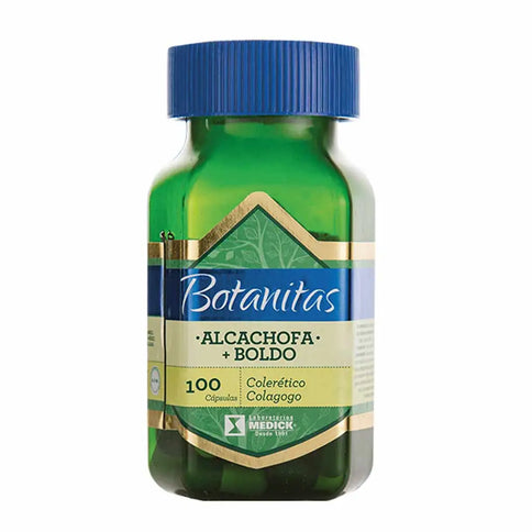 Alcachofa Y Boldo Botanitas 100 Capsulas