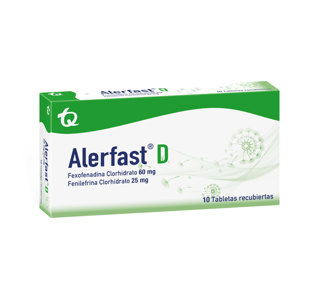 Alerfast D 60Mg 25Mg 10 Tabletaspae
