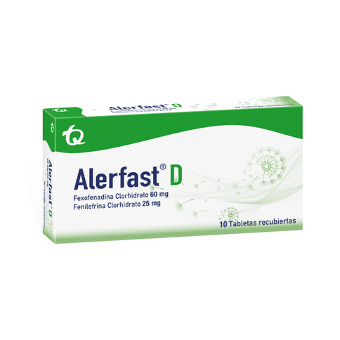 Alerfast D 60Mg 25Mg 10 Tabletaspae