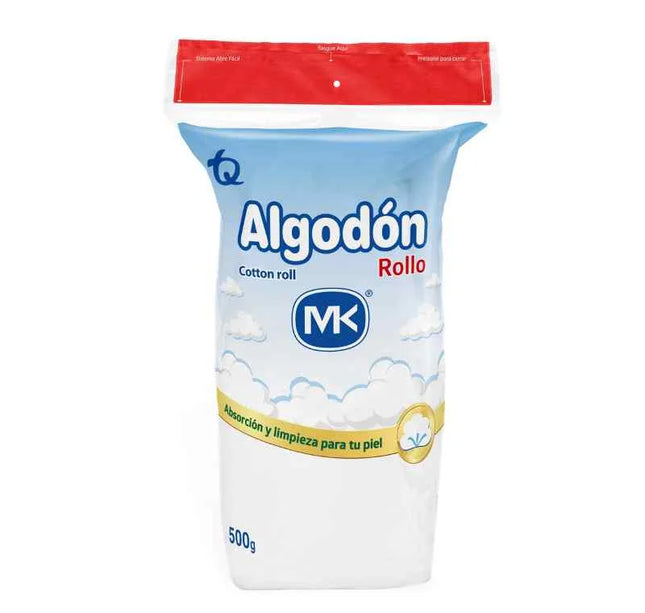 Algodon Mk Rollo Bolsa 500 Gr