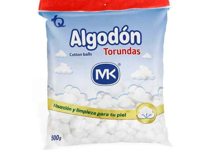 Algodon Pomos Hospitalario 500 Gr Mk