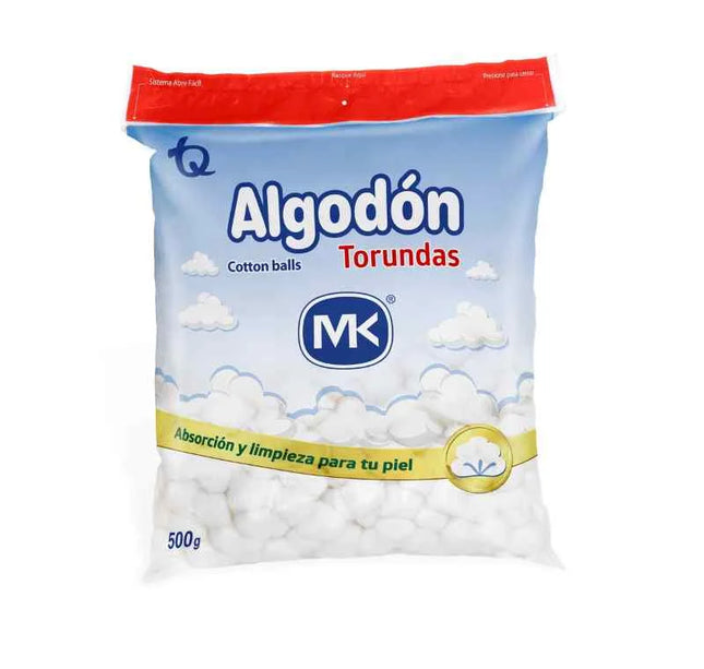 Algodon Pomos Hospitalario 500 Gr Mk