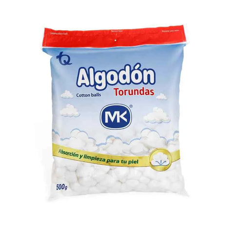 Algodon Pomos Hospitalario 500 Gr Mk