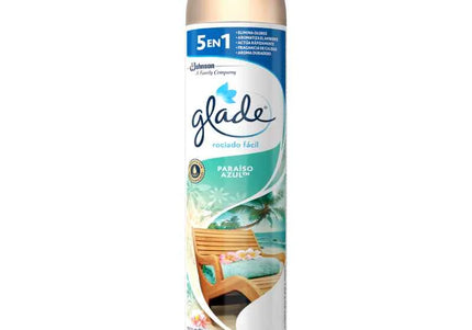 Ambientador Glade Spray Paraiso Azul 400 Ml