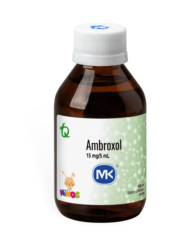 AMBROXOL 15 MG JARABE 120 ML MK