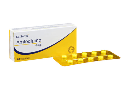 Amlodipino 10 Mg 10 Tabletas LS