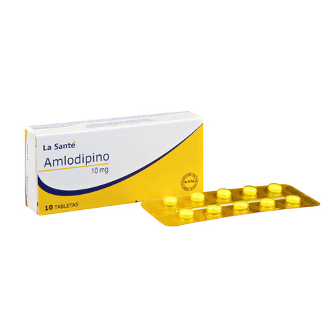 Amlodipino 10 Mg 10 Tabletas LS