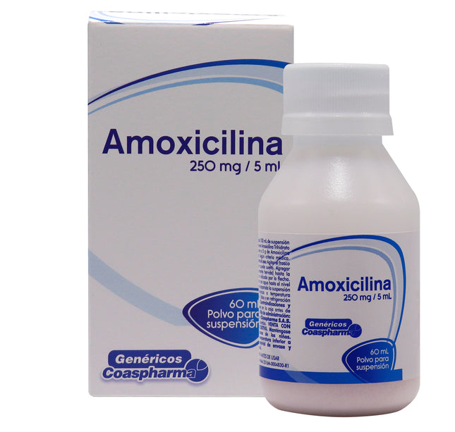 Amoxicilina 250 Mg Susp 60 Ml Coa