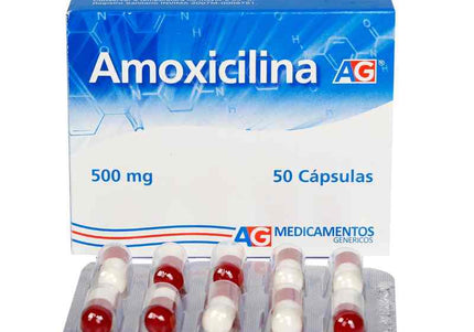 Amoxicilina 500 Mg 50 Capsulas Ag