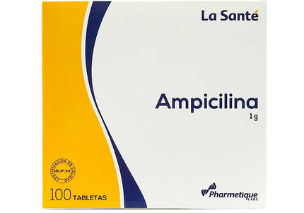 Ampicilina 1 Gr 100 Tabletas LS