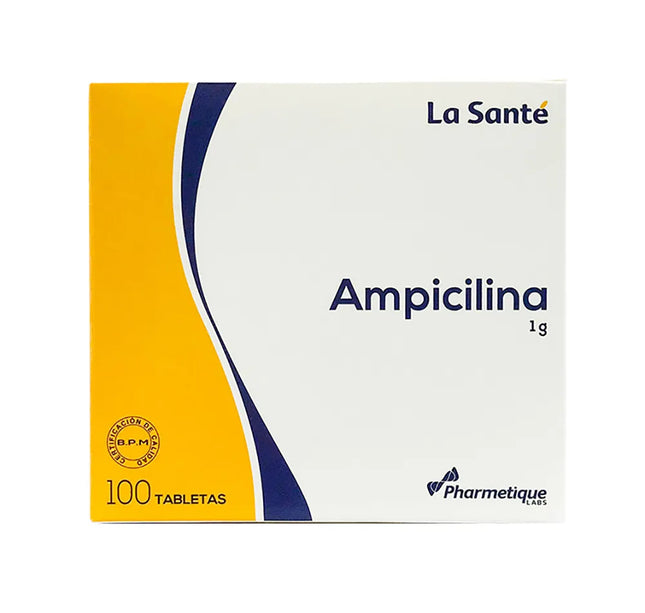 Ampicilina 1 Gr 100 Tabletas LS