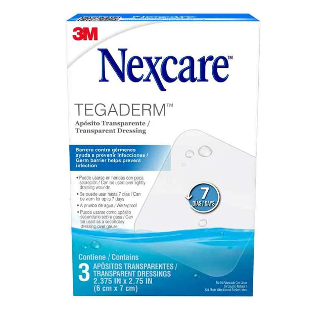 Aposito Transparente Tegaderm 3 Unidades