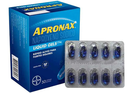 Apronax Liquid Gel 275 Mg 50 Capsulas