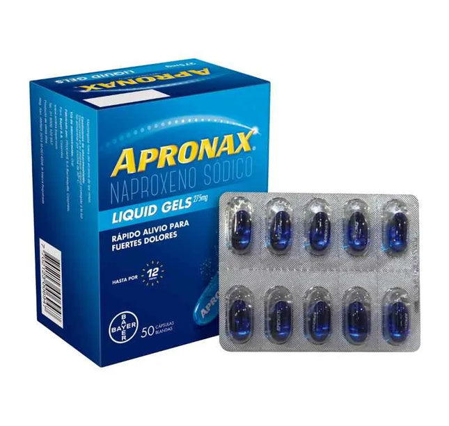 Apronax Liquid Gel 275 Mg 50 Capsulas
