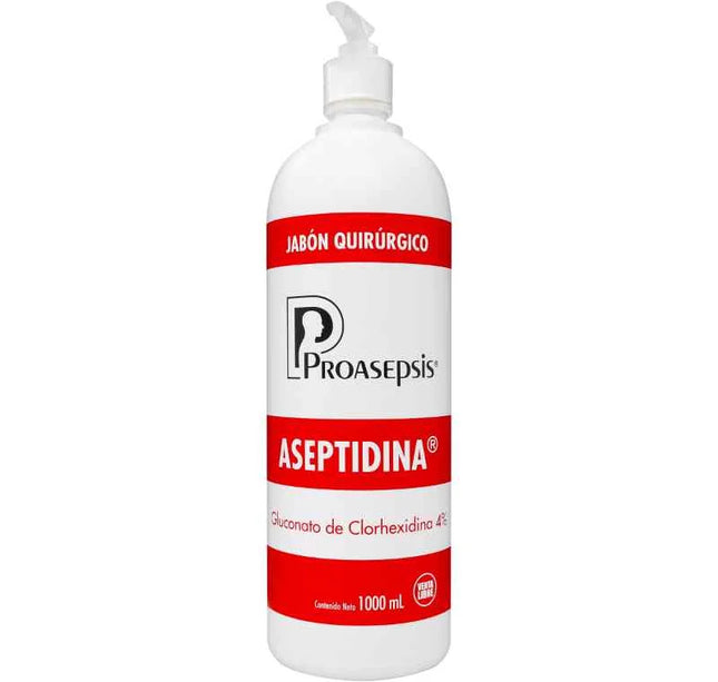 Aseptidina Jabón Quirurgico Clorhexidina 1000Ml