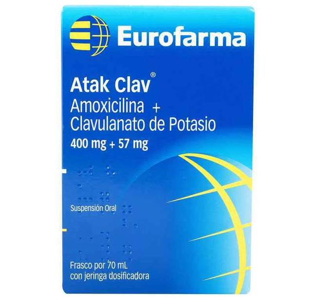 Atak Clav 400/57 Mg Fco X 70 Ml