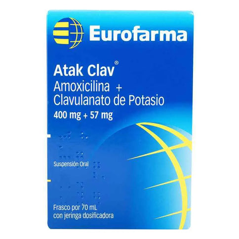 Atak Clav 400/57 Mg Fco X 70 Ml