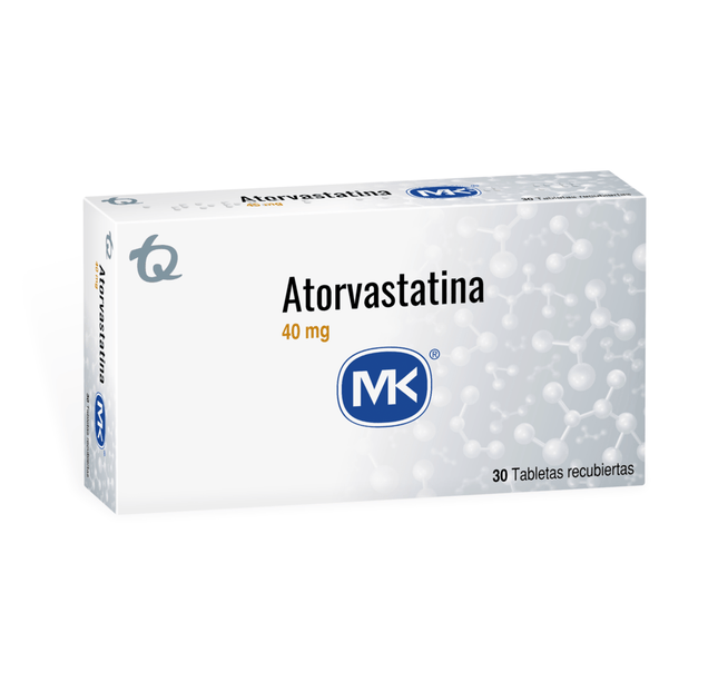 Atorvastatina 40 Mg 30 Tbs Mk