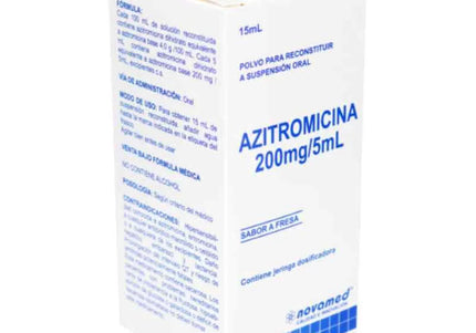 Azitromicina 200 Mg/5Ml Susp.Oral 15 Ml