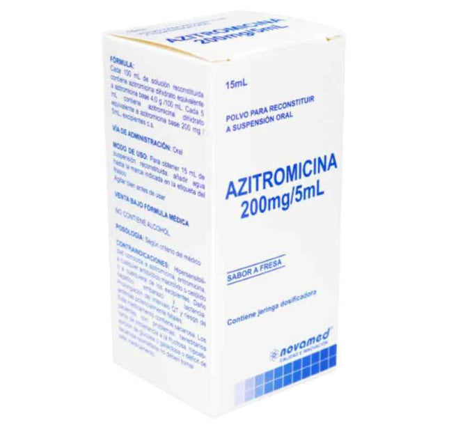 Azitromicina 200 Mg/5Ml Susp.Oral 15 Ml