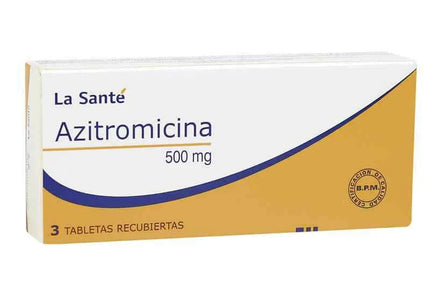 Azitromicina 500 Mg 3 Tabletas Ls
