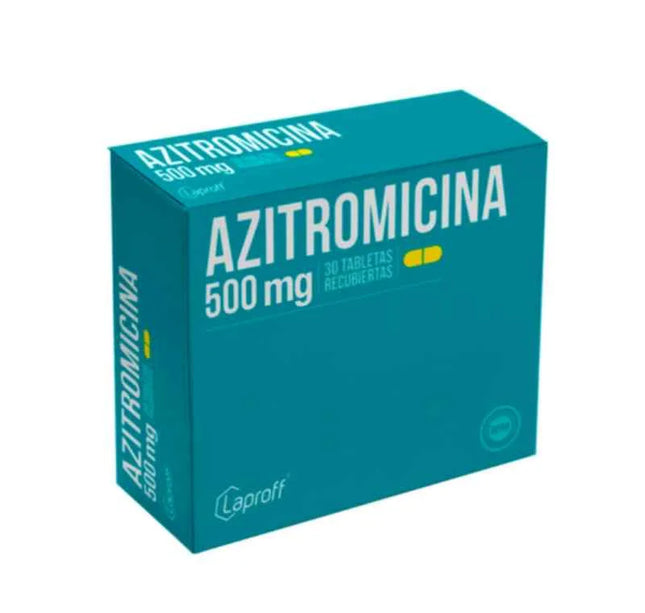 Azitromicina 500 Mg 30 Tabletas