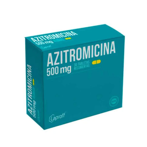 Azitromicina 500 Mg 30 Tabletas
